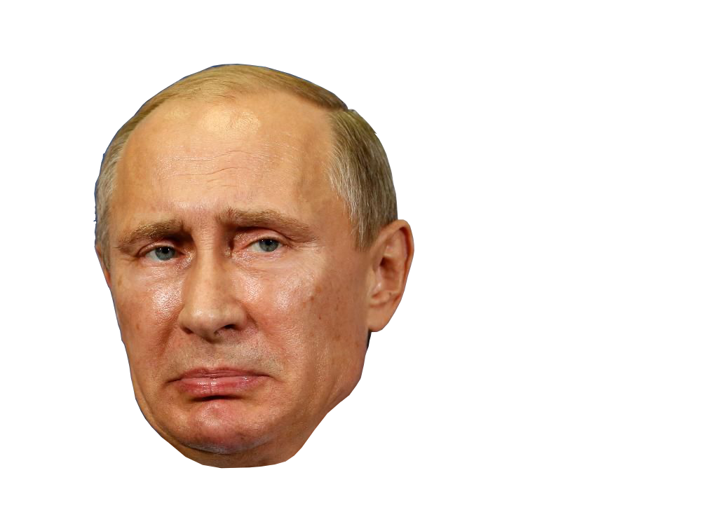 President Vladimir Russia Head Jaw PNG