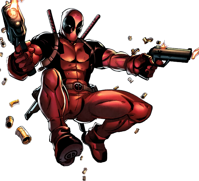 Mercenary Muscle Book Character Deadpool PNG