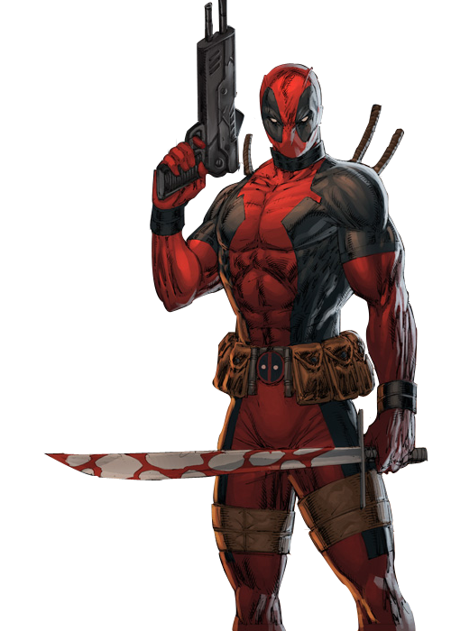 Mercenary Wolverine Hulk Deadpool Superhero PNG