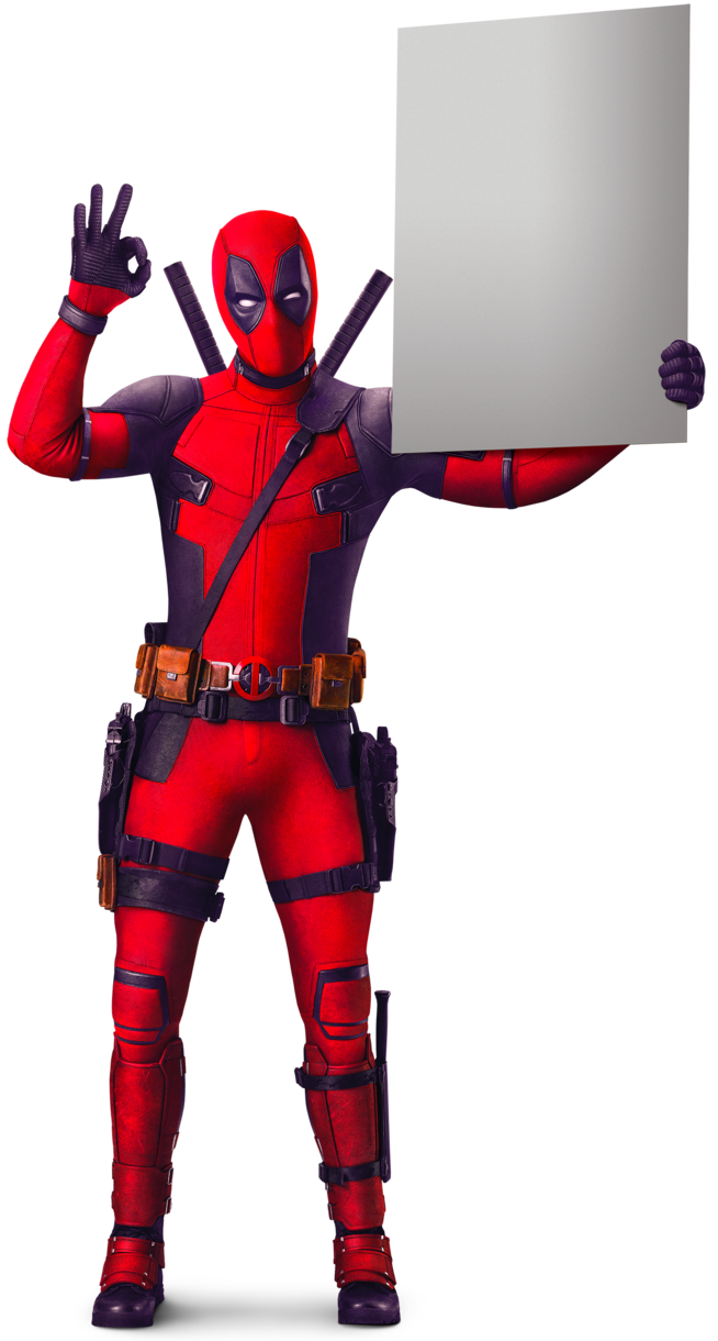 Figurine Art Drawing Deadpool Character PNG
