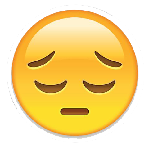 Emoji Total Nature Gold Sad PNG