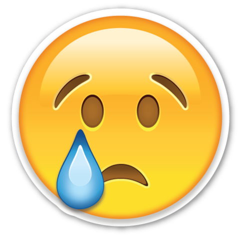 Sad Emoji Misc Gloomy Sadden PNG