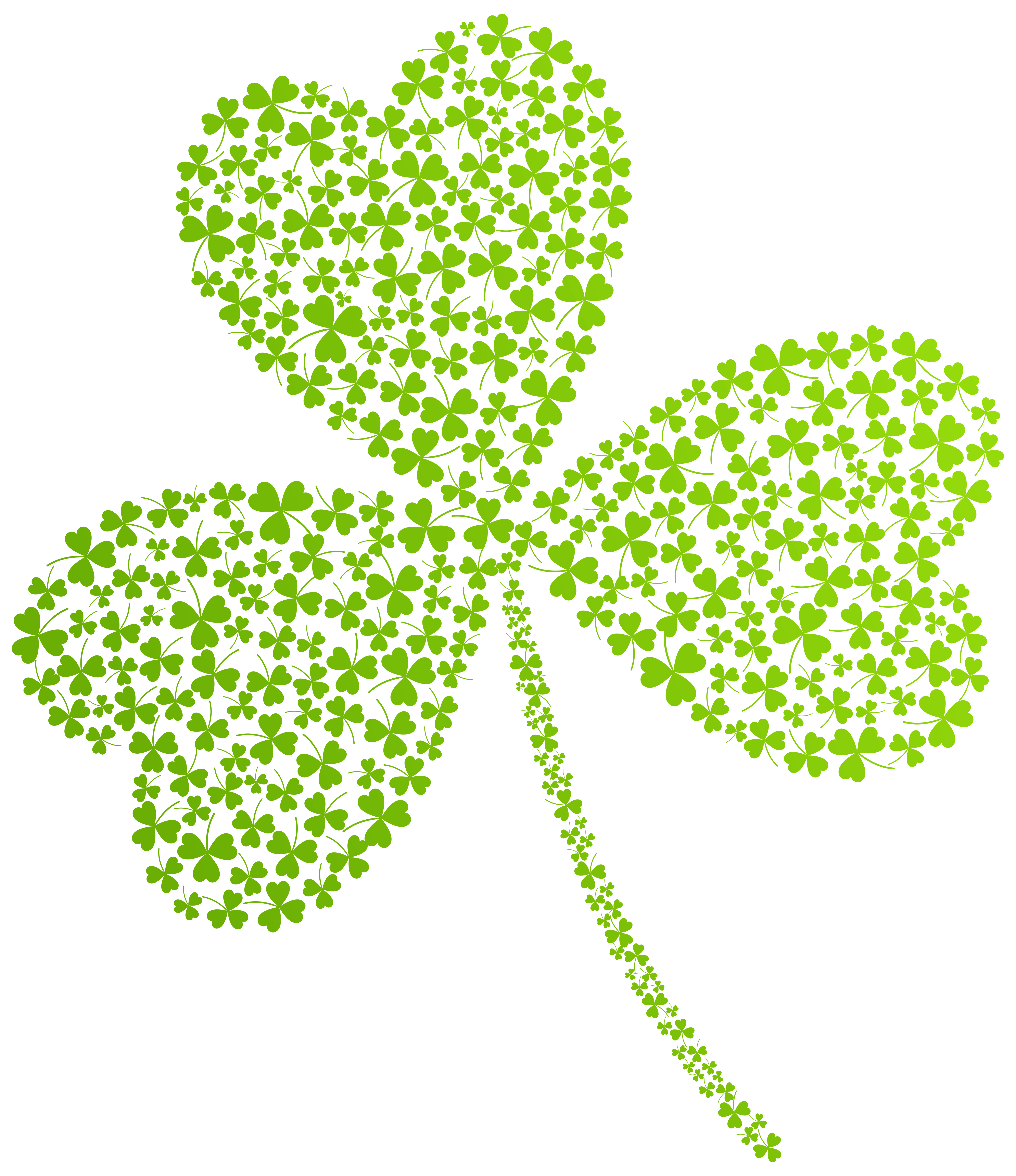 Veneration Shamrocks Holiday Feast Green PNG