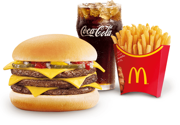 Cheeseburger Food Fast Mcdonald'S King PNG
