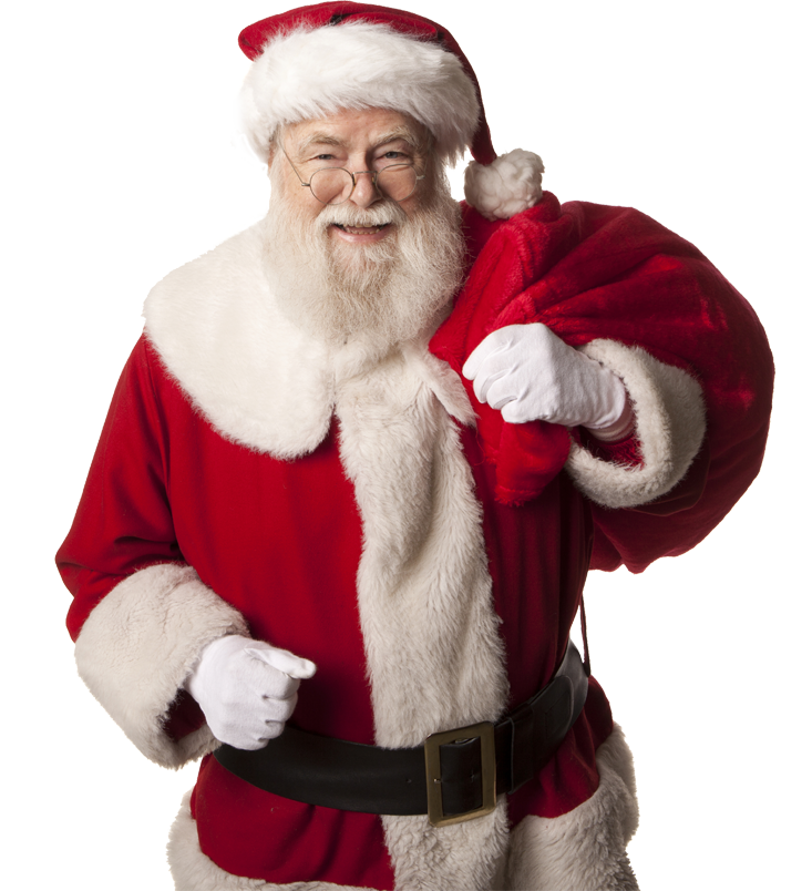 Spring Claus Banner Decorations Greetings PNG