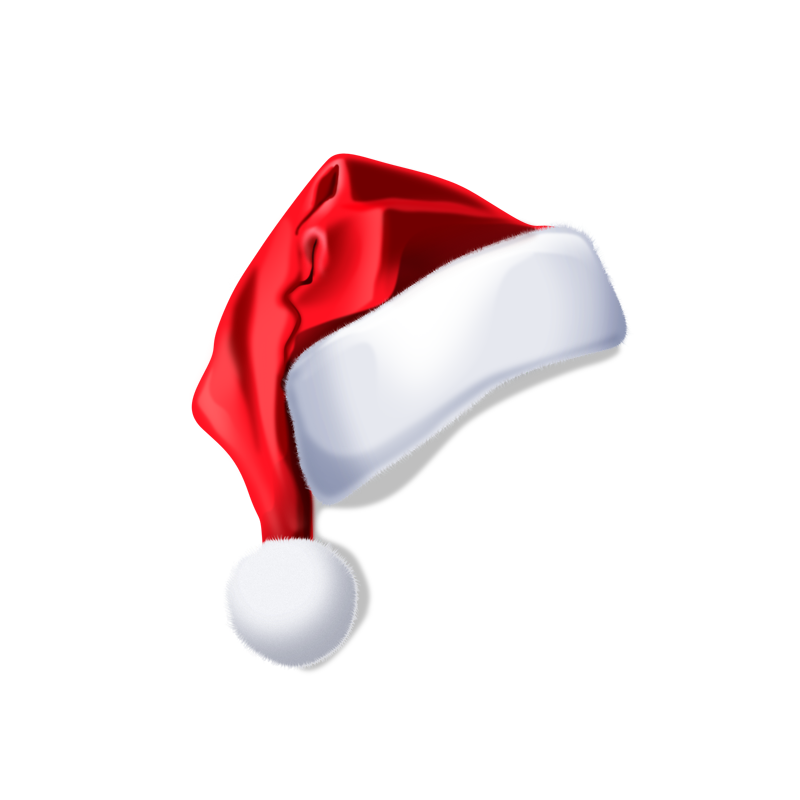 Hat Holy Christmas Claus White PNG