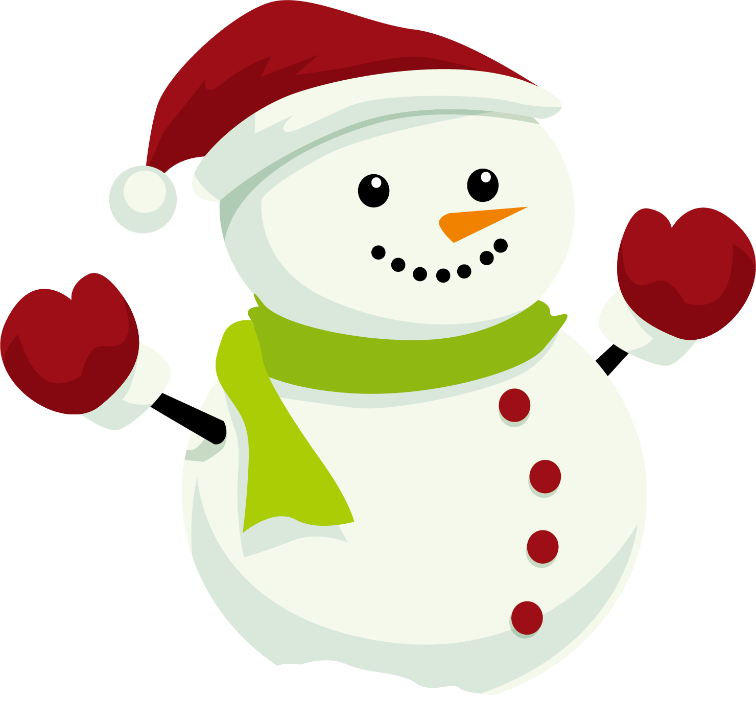 Snowman Snow Claus Cartoon Santa PNG