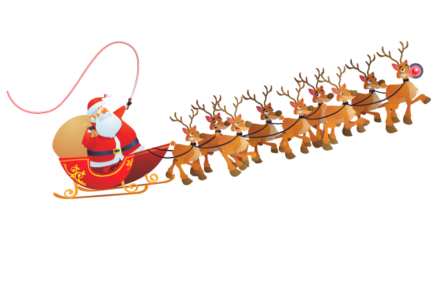 Santa Sled Ornament Claus Information PNG