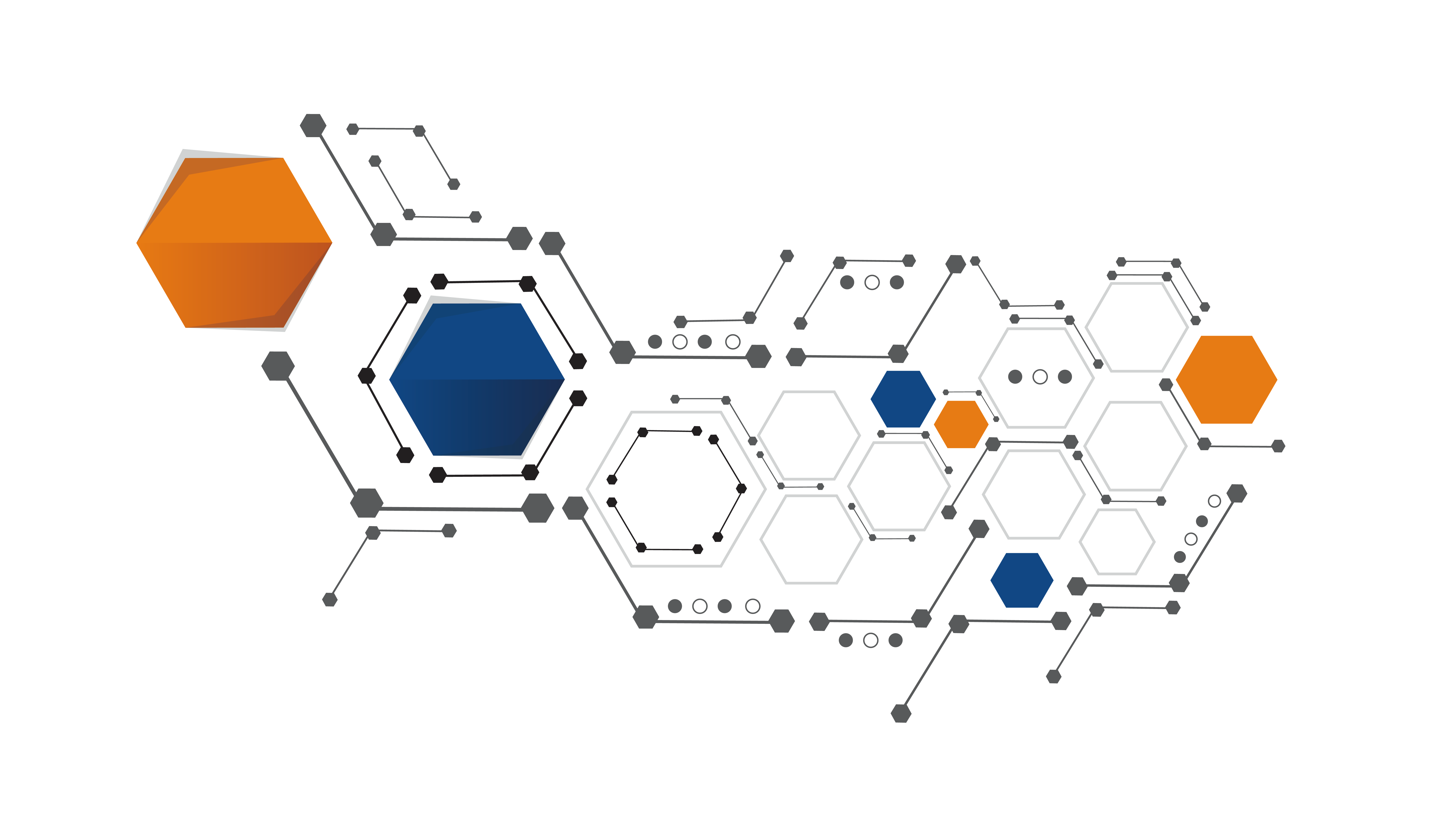 Square Hexagon Diagram Material Outline PNG