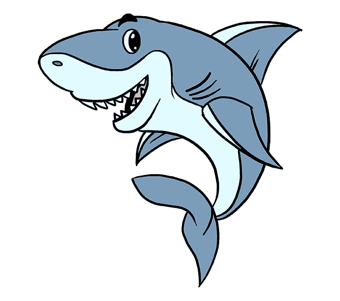 Megalodon Animals Reptile Creature Blue PNG