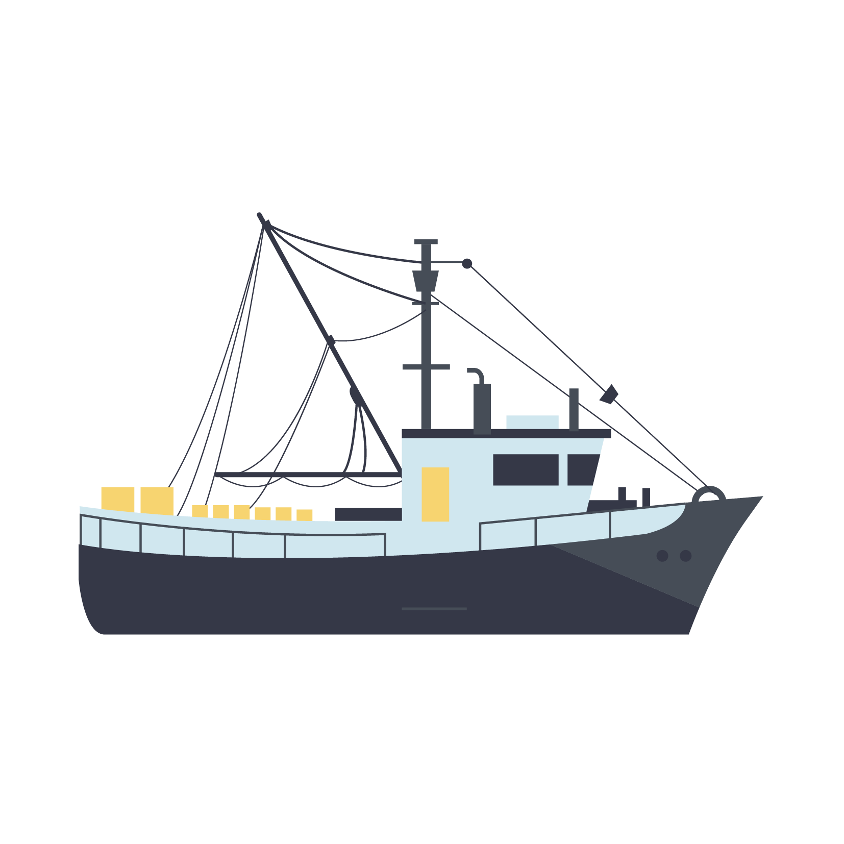Boats Houseboat Vessel Transport Dispatch PNG