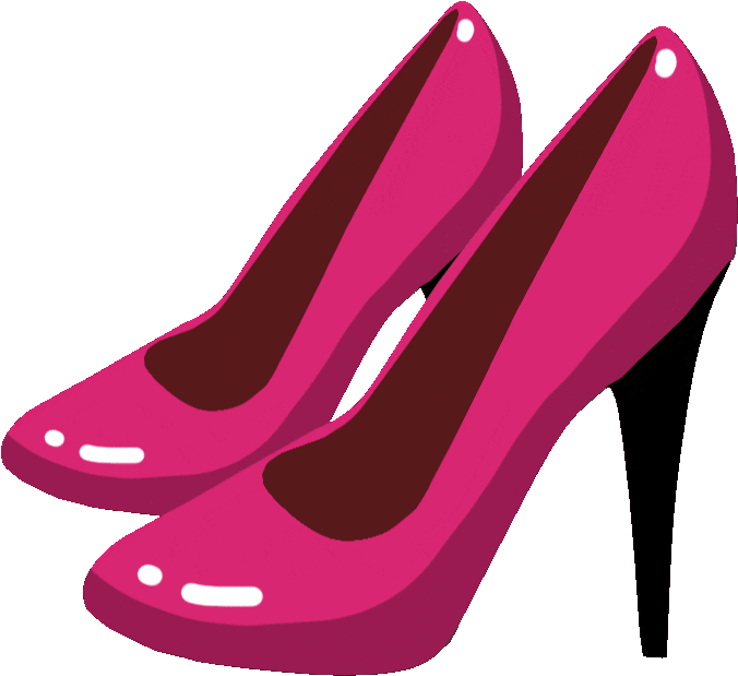 Undergarments Pink High File Stilettos PNG