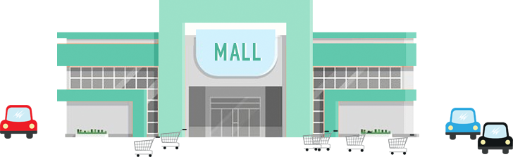 Mall Market Shopper Internet Purchases PNG