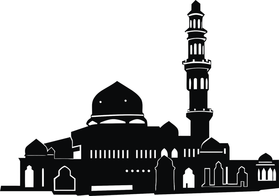 Shadow Scalable Islam Tracery Silhouette PNG