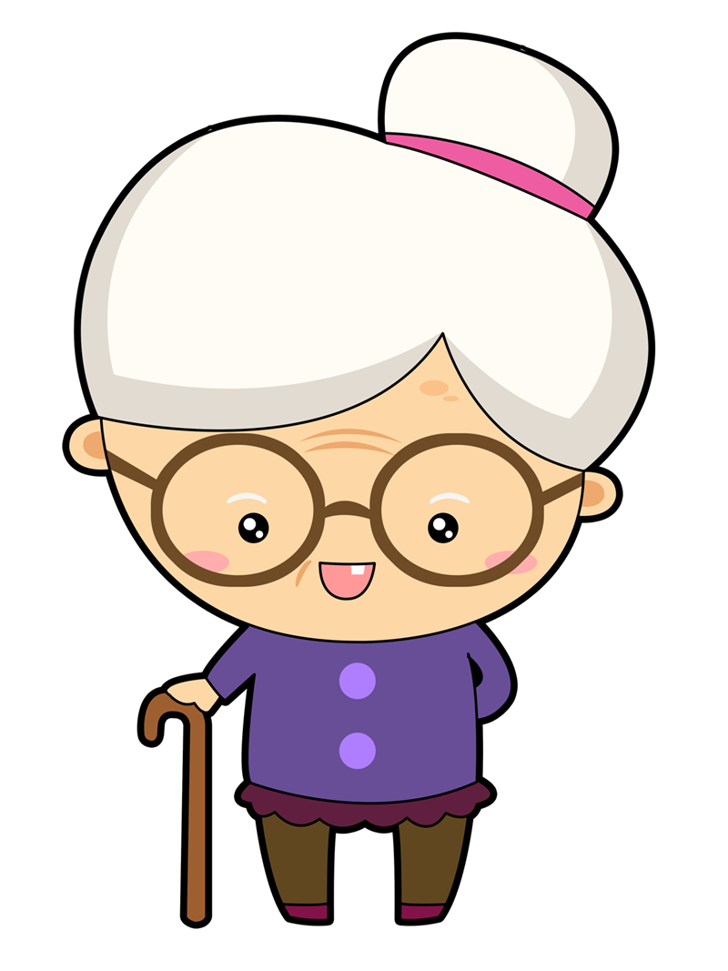 Slumber Rest Asleep Grandma Bed PNG