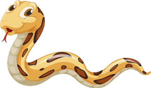 Cartoon Gecko Cute Lion Snake PNG