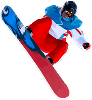 Runner Kick Sled Mountain Snowboard PNG