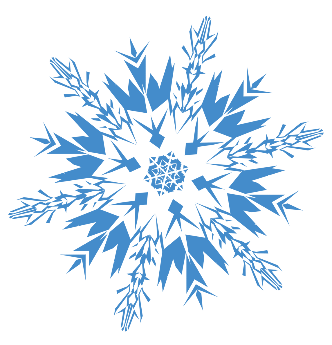 Frozen Summer Star Icicles Snowflake PNG