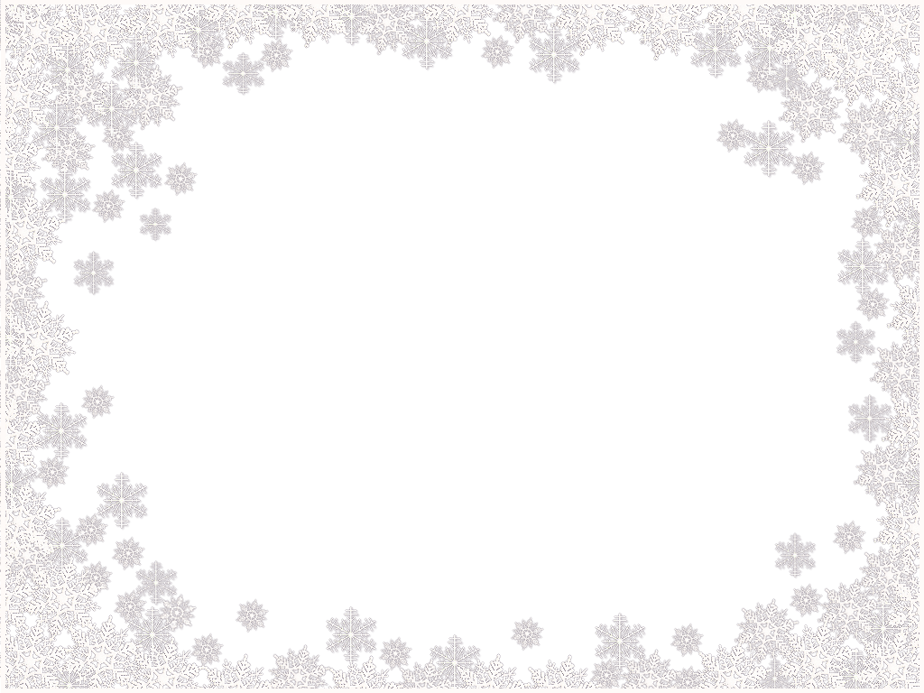 Cute Frame Snowbird Crystals Droplets PNG