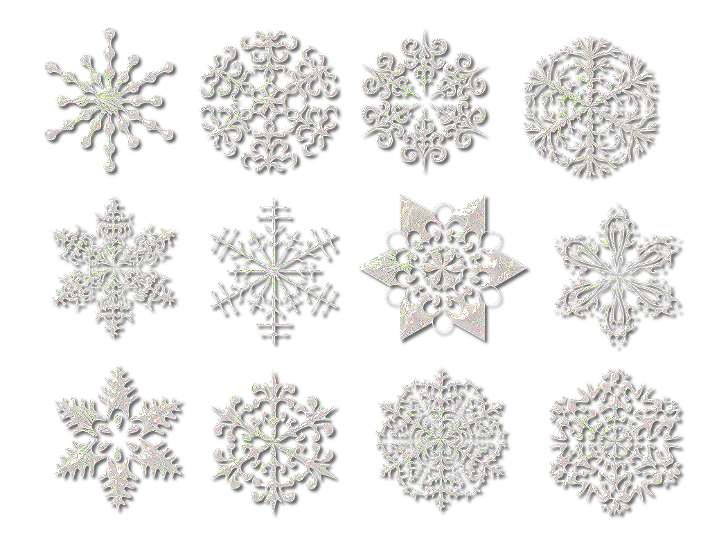 Crystals Snowflake Flake Dog Marry PNG