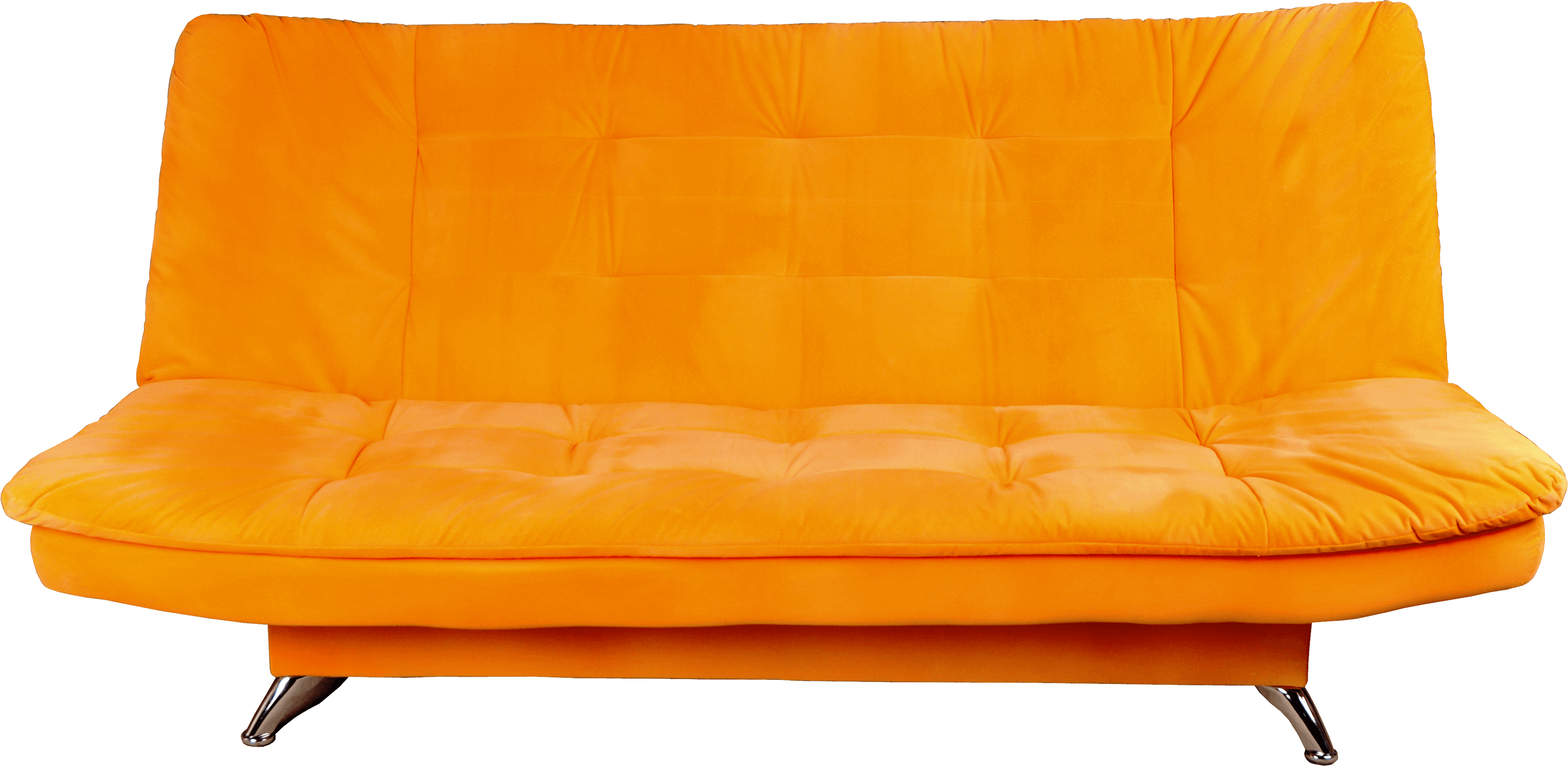 Dresser Settee Chair Orange Footstool PNG