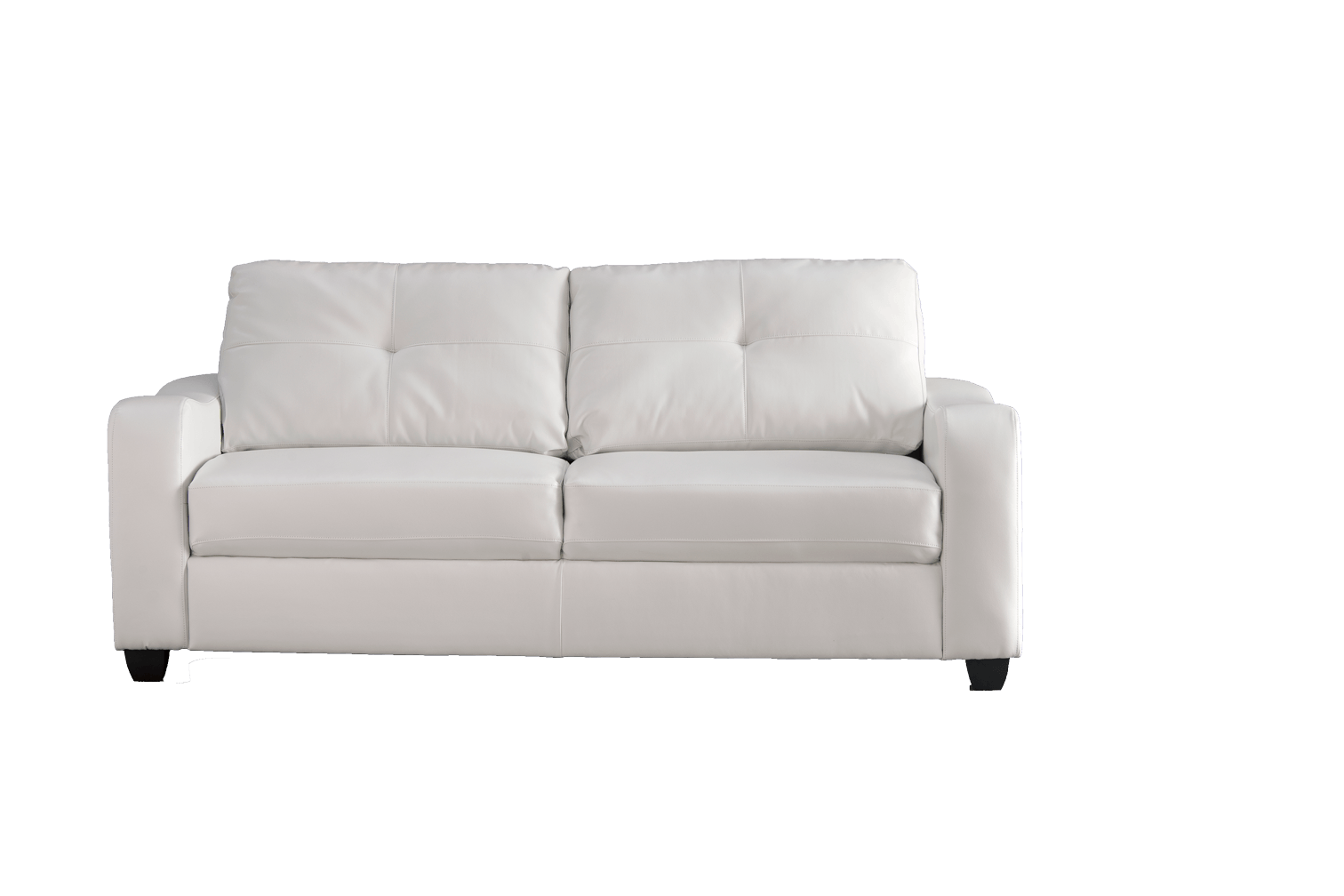 Divan White Sofa Footstool Lounge PNG