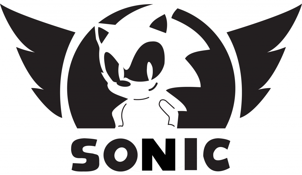 Rottweiler Wing Stencil Jacko Sonic PNG