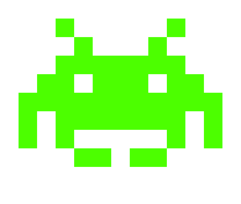 Space Realm Video Invader Grass PNG