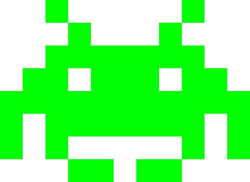 Extreme Symbol Rectangle Gap Invaders PNG