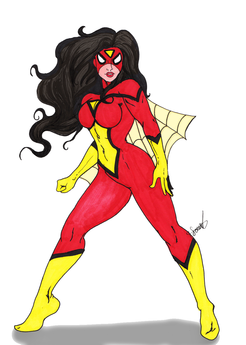 Char Woman Madam Spider Monkey PNG