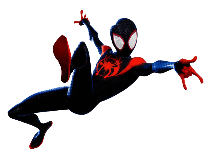 Spider-Verse Spider-Man Movies Into PNG