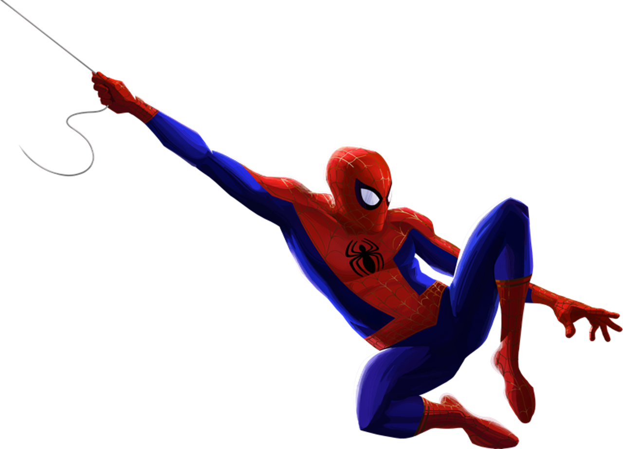 Movies Spider-Verse Spider-Man Into PNG