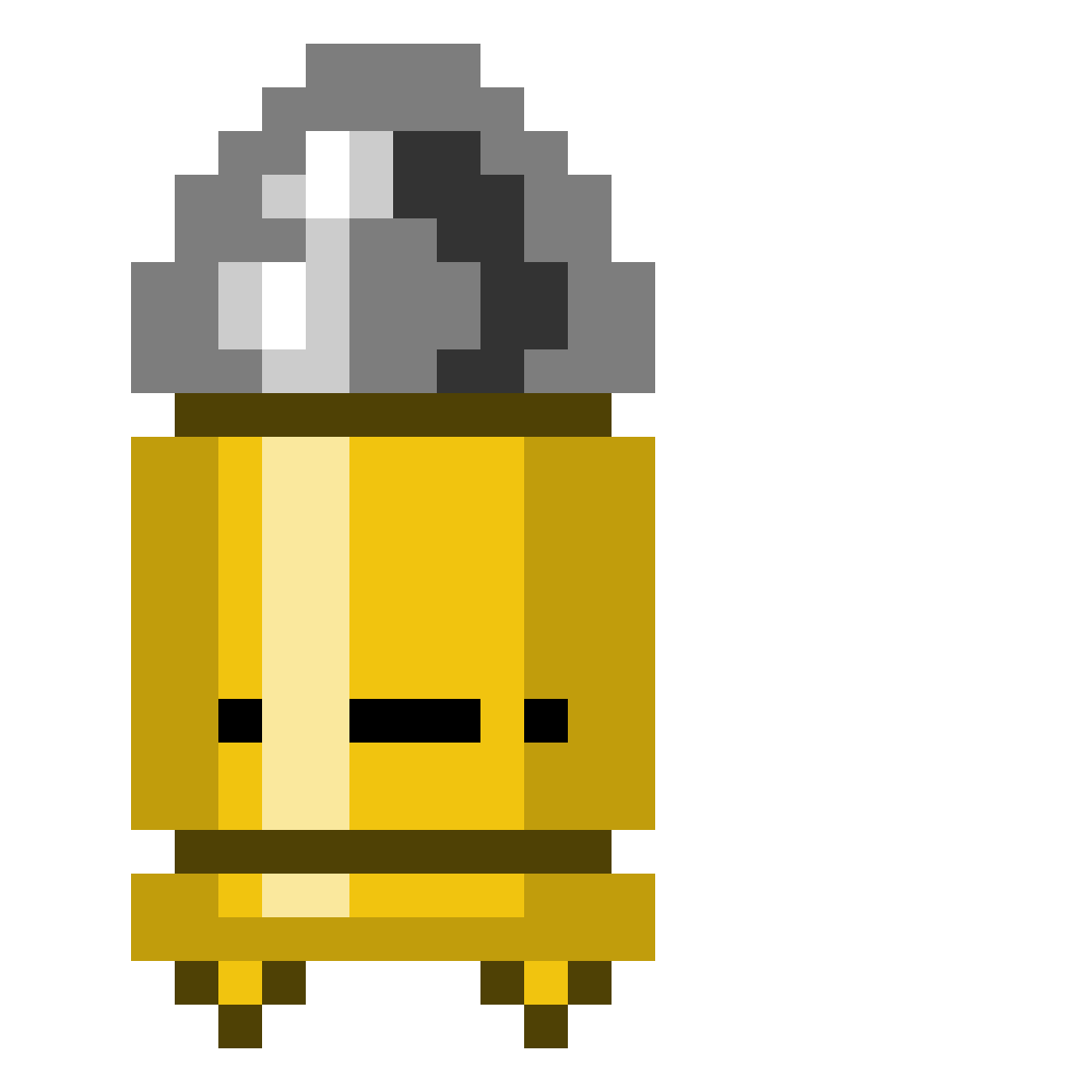 Yellow Game Gungeon Line Sprite PNG