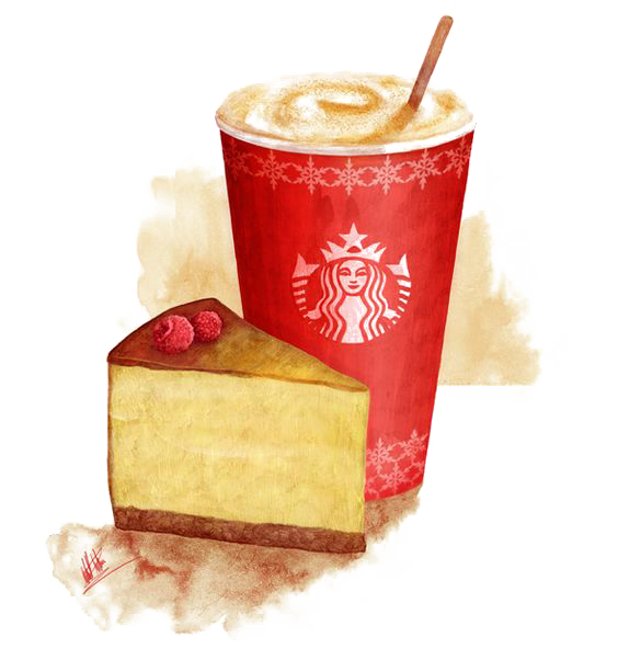 Flavor Afternoon Tea Illustrator Starbucks PNG