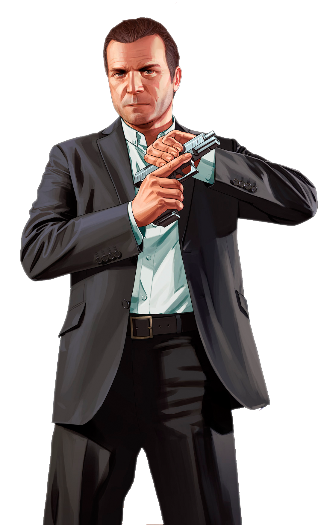 Shoulder Auto San Theft Standing PNG