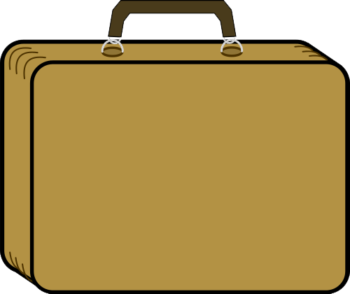 Bag Wallet Saddlebag Suitcase Lid PNG
