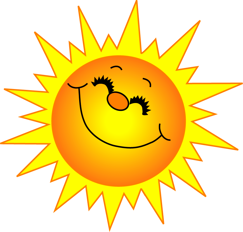 Cream Sun Colorful Cute Action PNG