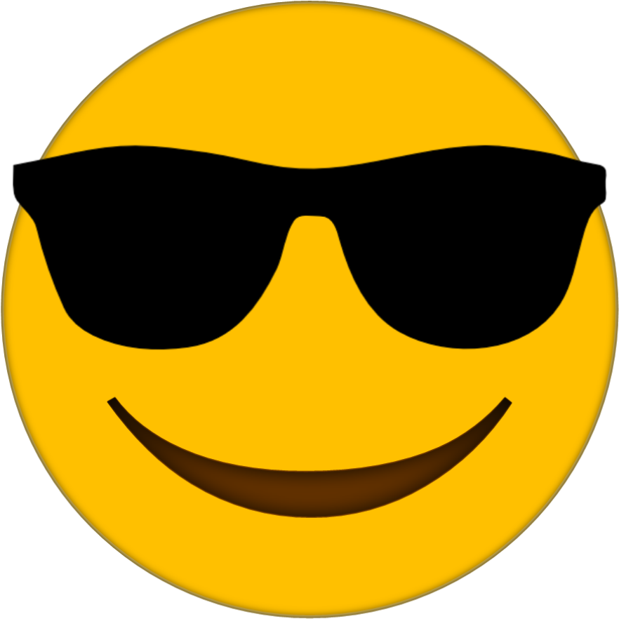 Logo Binoculars Shades Sunglasses Emoji PNG