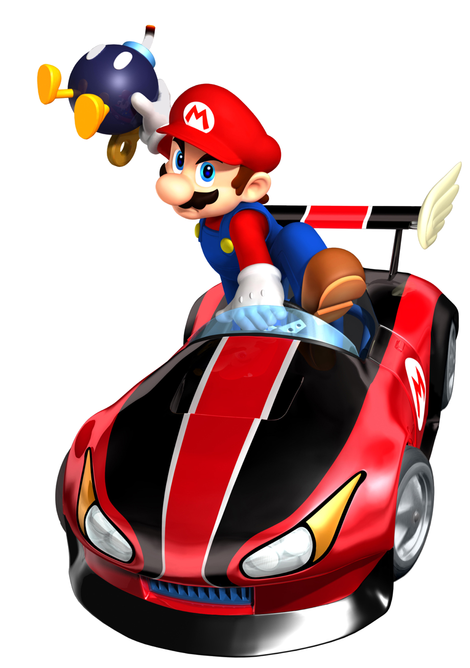 Kart Ace Super Duper Mario PNG