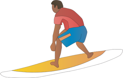 Track Sunbathing Extreme Surfing Kick PNG