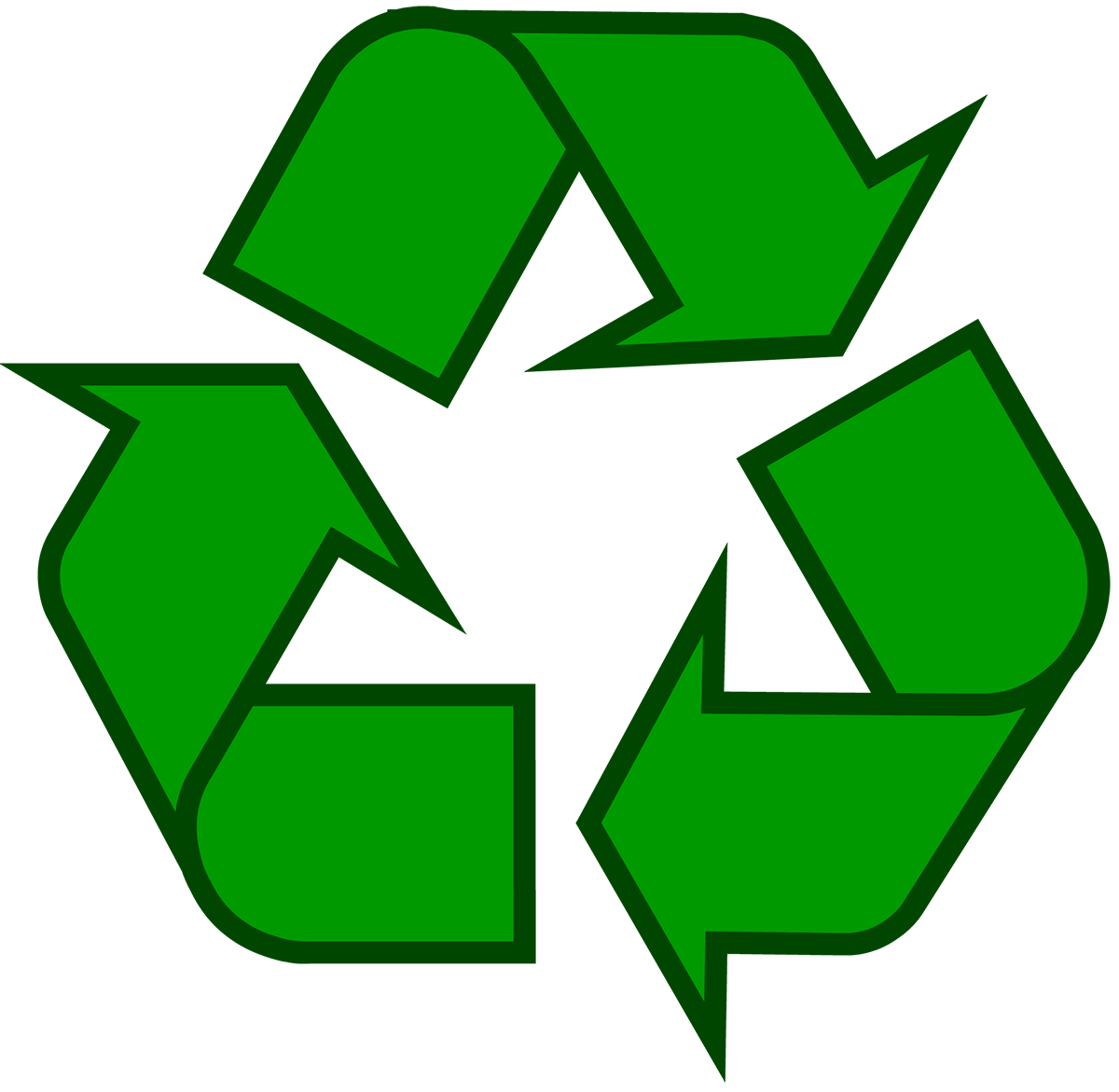 Point Leaf Symbol Recycle Bin PNG