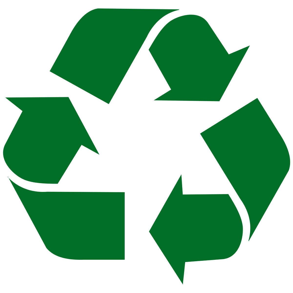 Symbol Leaf Recycle Marking Green PNG