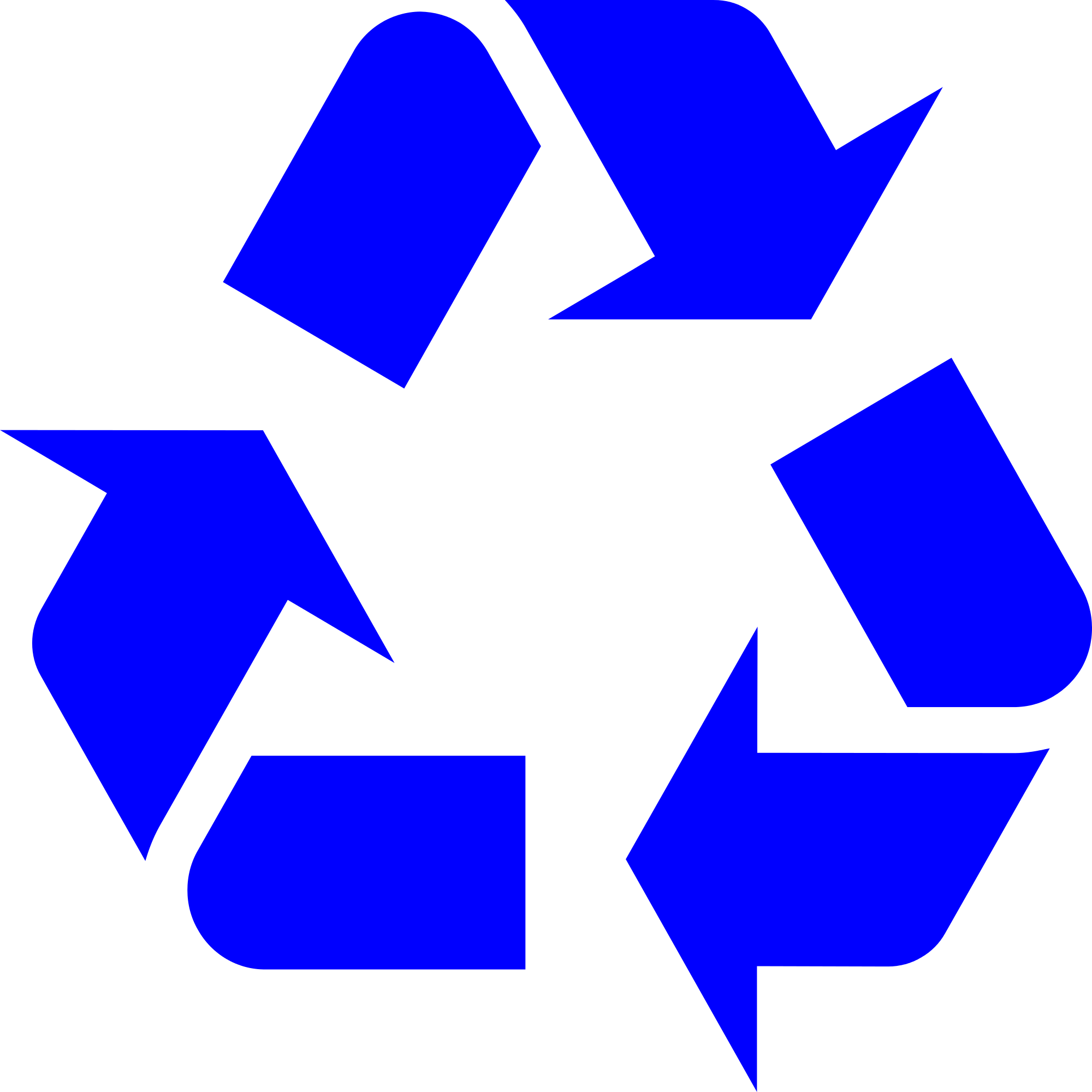 Blue Rubbish Icon Waste Ideogram PNG