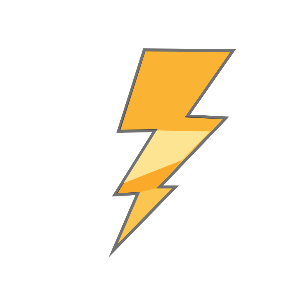 Pictogram Triangle Lightning Point Cote PNG
