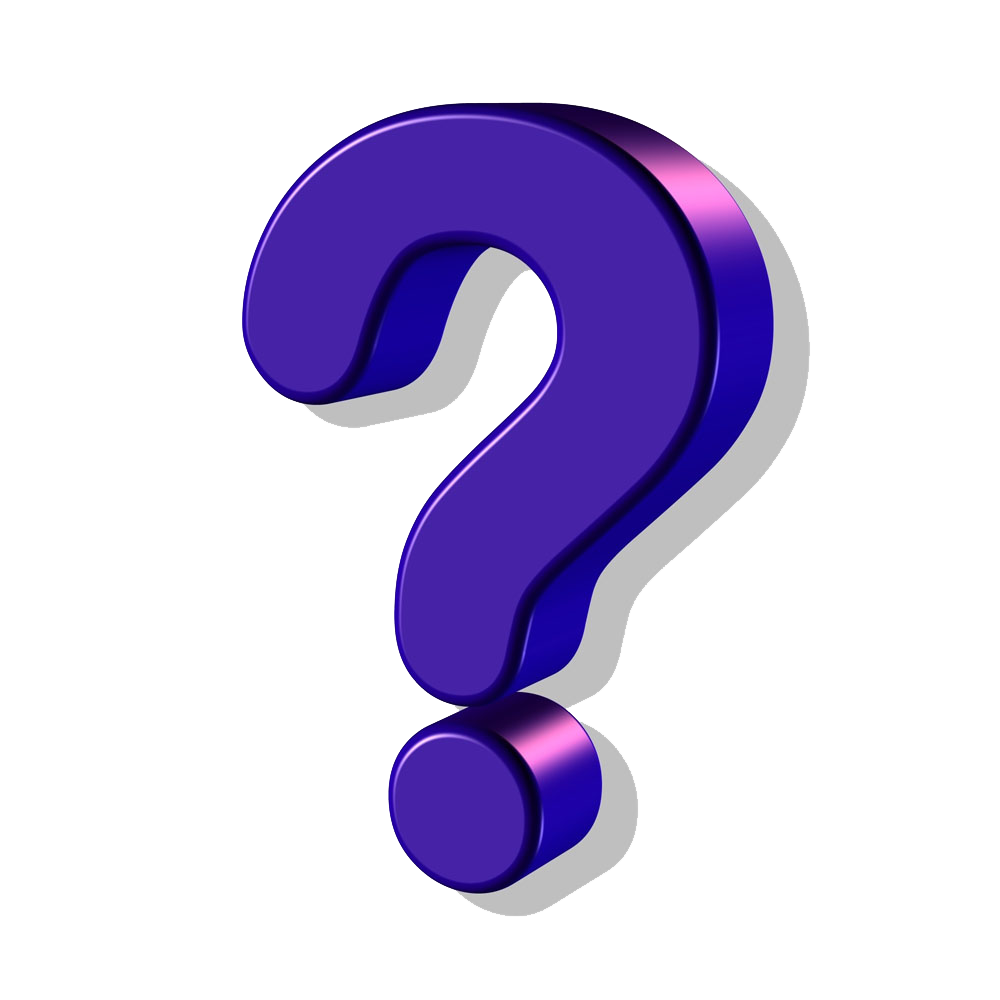 Mark Circle Placeholder Question Purple PNG