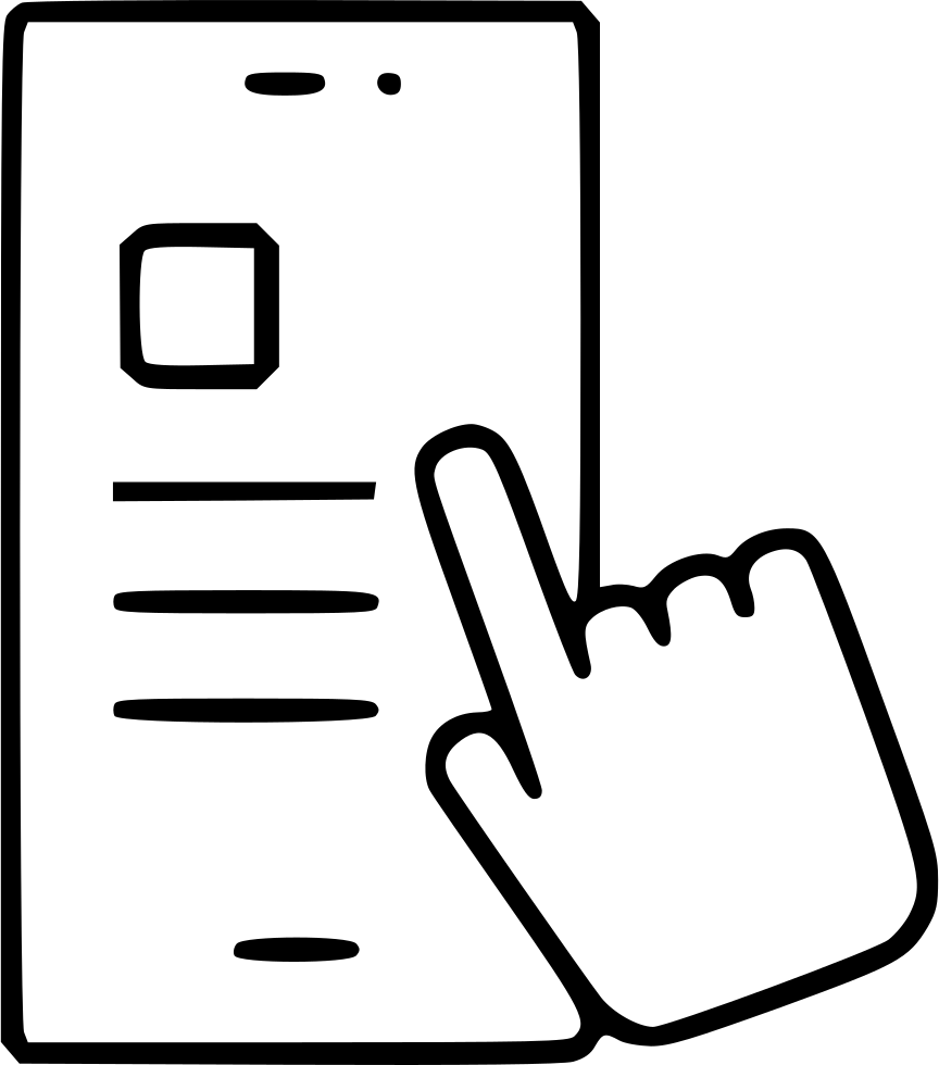 Handset Disk Caplet Clix Outline PNG