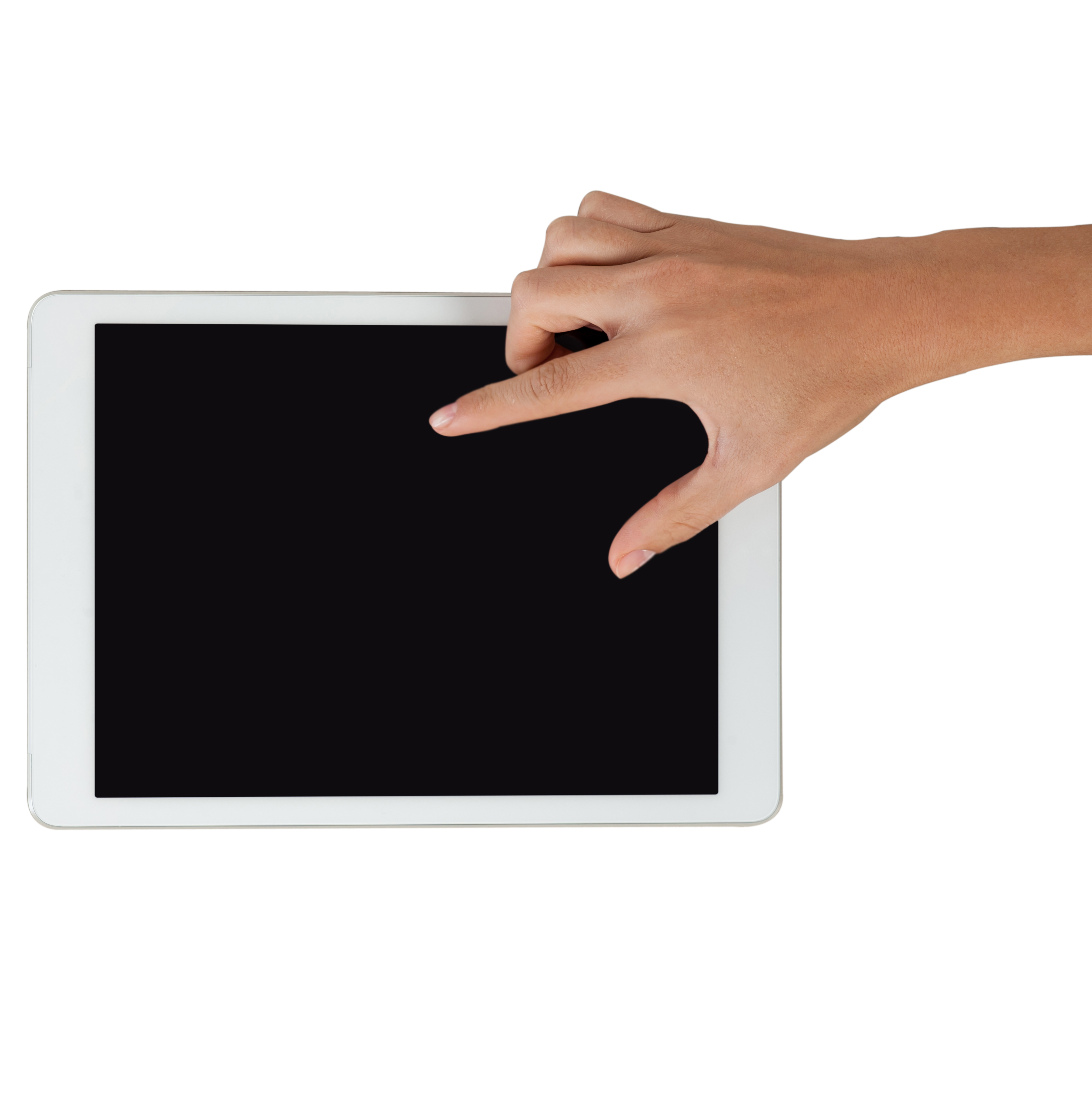 Hand Multitasking Plate Computer Electronics PNG