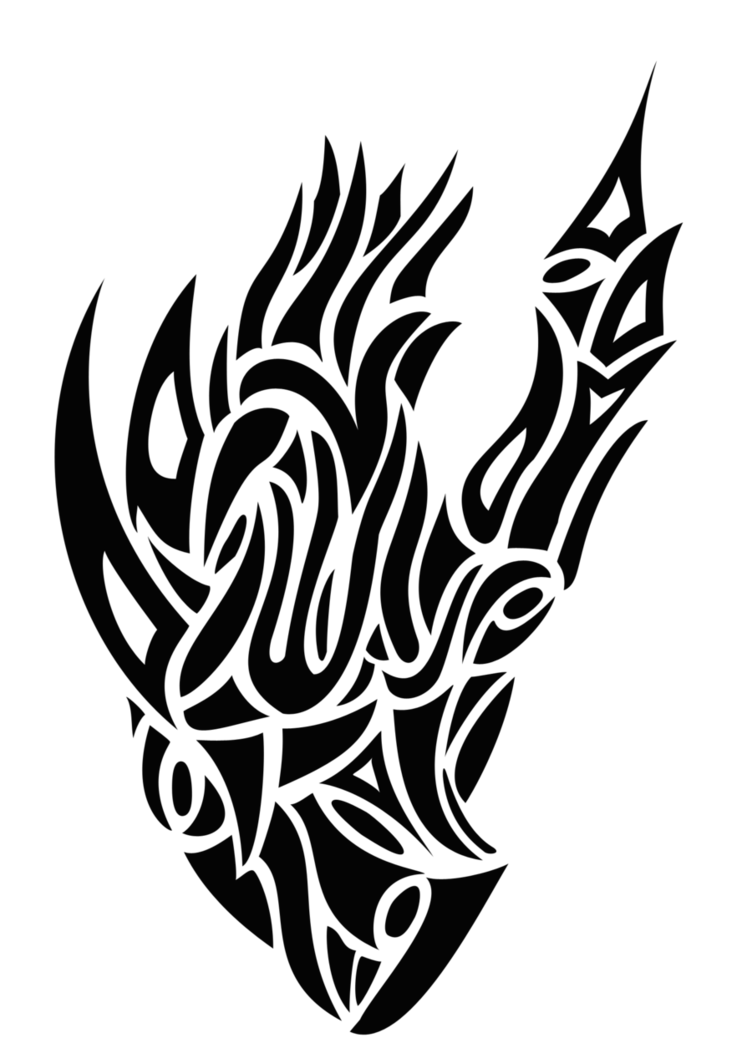 Logo Tribal Decal Heart Artwork PNG
