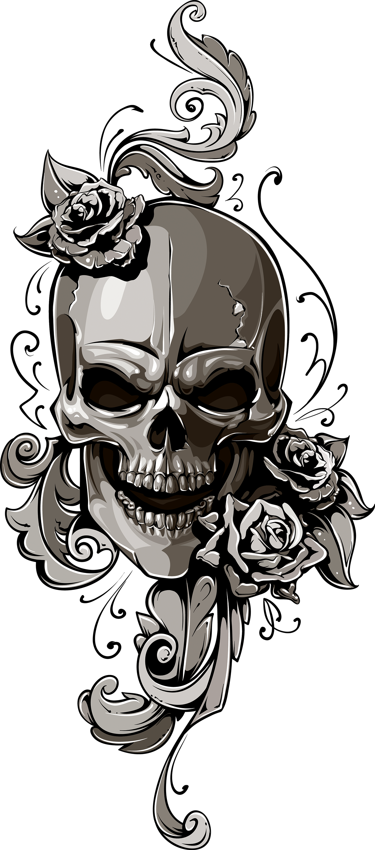 (Tattoo) Flash Skull Human School PNG