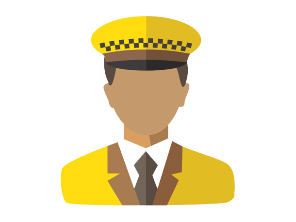 Background Motor Taxi Driver Pod PNG
